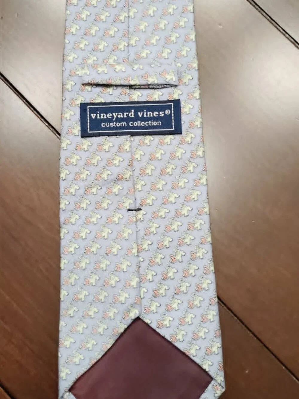 Vineyard Vines Tie Blue with Alligators Greenwich Academy CT
